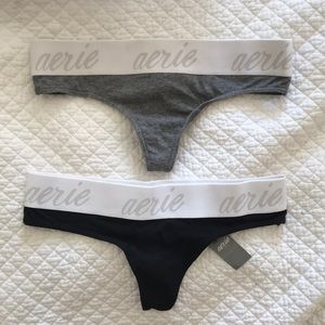 Black and Grey thong bundle
